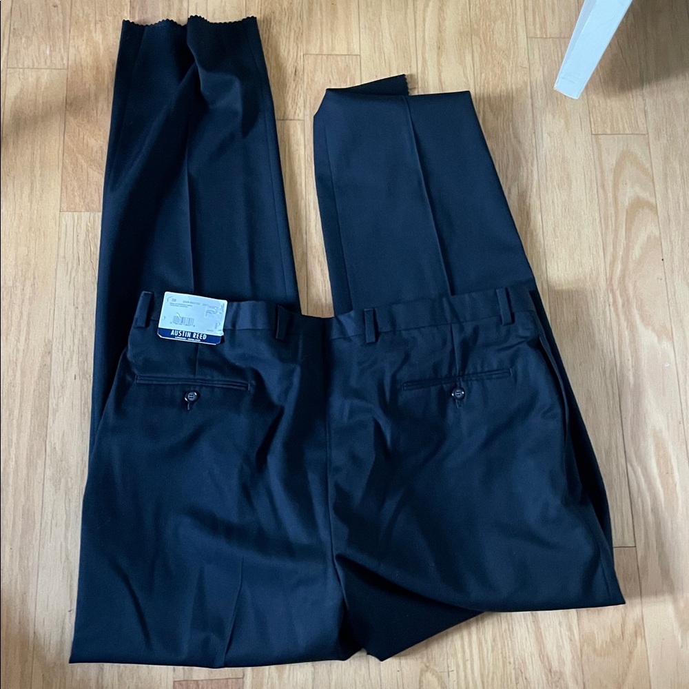 Austin Reed Classic Black Dress Pants tags size 38 - Picture 4 of 8